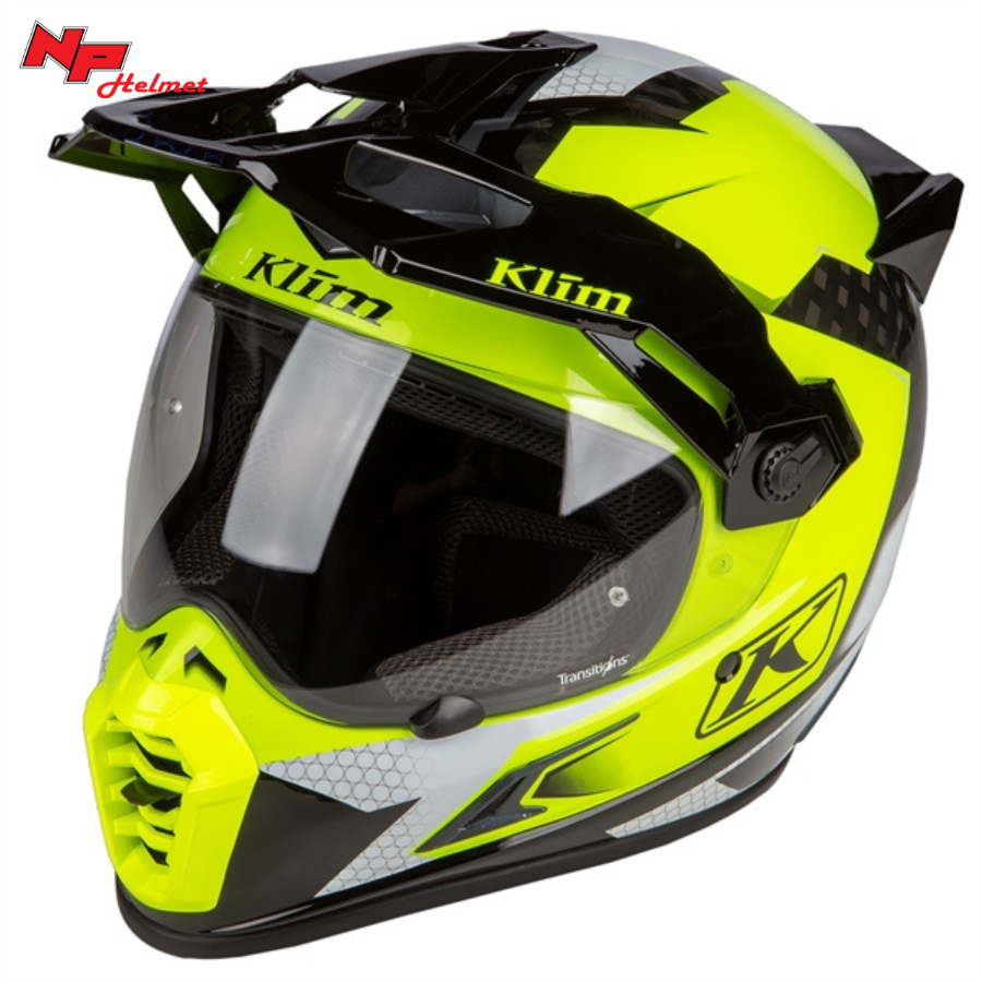  Mũ Adventure Klim Krios Pro Carbon - Charger Hi-Vis 