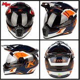  Mũ Adventure Klim Krios Pro Carbon - Rally Striking Orange 