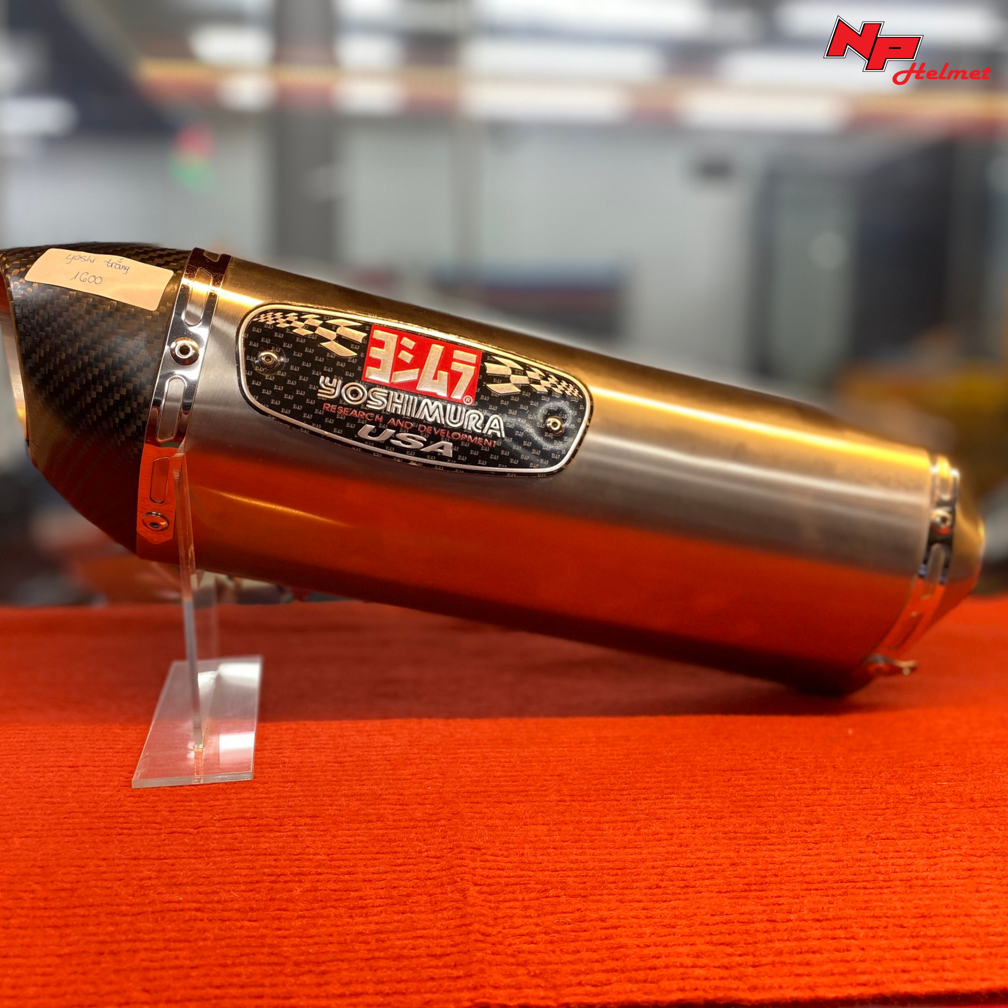  Pô Yoshimura R77 Titan Trắng 