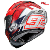  Mũ Bảo Hiểm Shoei X-14 Marc Marquez 6 - 2021 