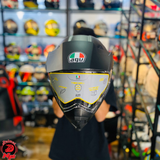  Mũ Dual Agv Ax9 Matt Carbon 