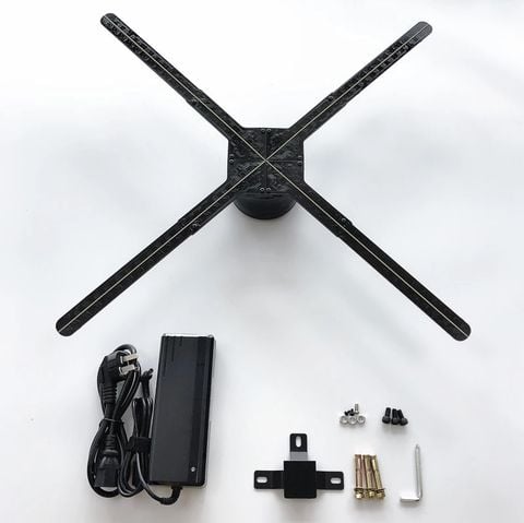 Quạt đèn LED 3D Hologram Holowall Aturos MR-X6, cánh quạt dài 65CM, 960 đèn, độ sáng cao 3000cd/m2,có âm thanh(Hỗ trợ Cloud và Holowall)