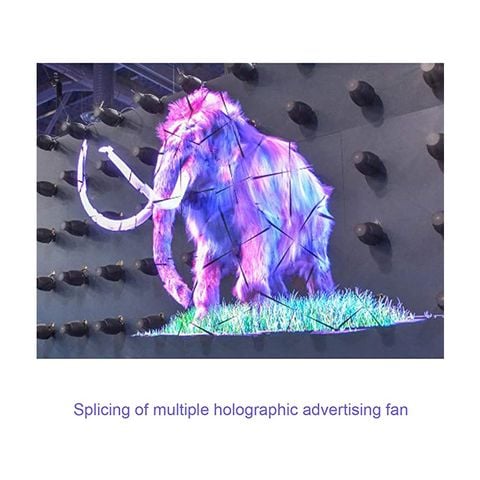 Quạt đèn LED 3D Holohram Aturos Z6 có Cloud, cánh quạt 56cm, hiển thị HD 616 pcs LED