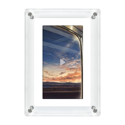 Màn hình quảng cáo mini di động 7 inch Aturos A701 khung ảnh acrylic, IPS