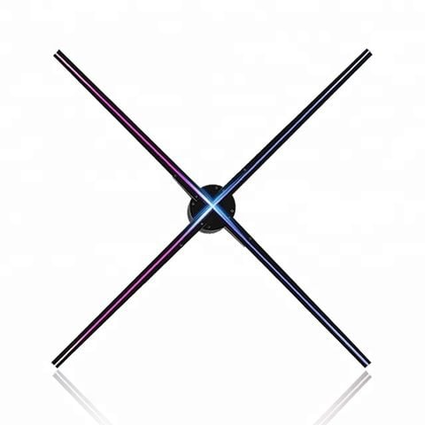 Quạt đèn LED 3D Hologram, quạt ba chiều Aturos Z3H có có Cloud và Holowall, 65cm, độ phân giải 1600x960dpi, full HD 960 pcs LED