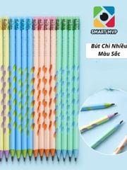 Bút Chì HB Có Tẩy Nhiều Màu Sắc Dễ Thương -  Viết Chì Phù Hợp Với Mọi Lứa Tuổi