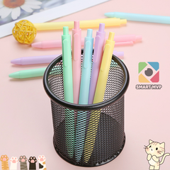 Bút Gel Mực Đen Vỏ Màu Pastel Cực Xịn - Bút Bi Đen Mực Đen Tiện Dụng