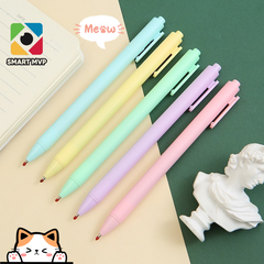 Bút Gel Mực Đen Vỏ Màu Pastel Cực Xịn - Bút Bi Đen Mực Đen Tiện Dụng