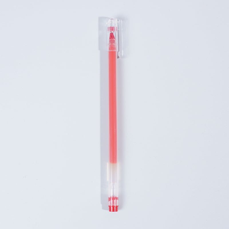 Bút Gel Viết Mượt 3 Màu – Thân Trong Suốt, Ngòi 0.5mm