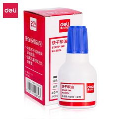 Mực Con Dấu DELI - Mực Nước Dùng Được Mọi Con Dấu 40ml