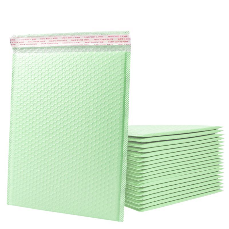 Combo 10 Túi Gói Hàng Chống Sốc - Túi Đóng Hàng Niêm Phong Xanh Bơ