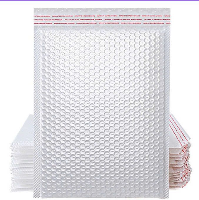 Combo 10 Túi Gói Hàng Chống Sốc - Túi Gói Hàng Bóng Khí Chống Nước Màu Trắng Full Size