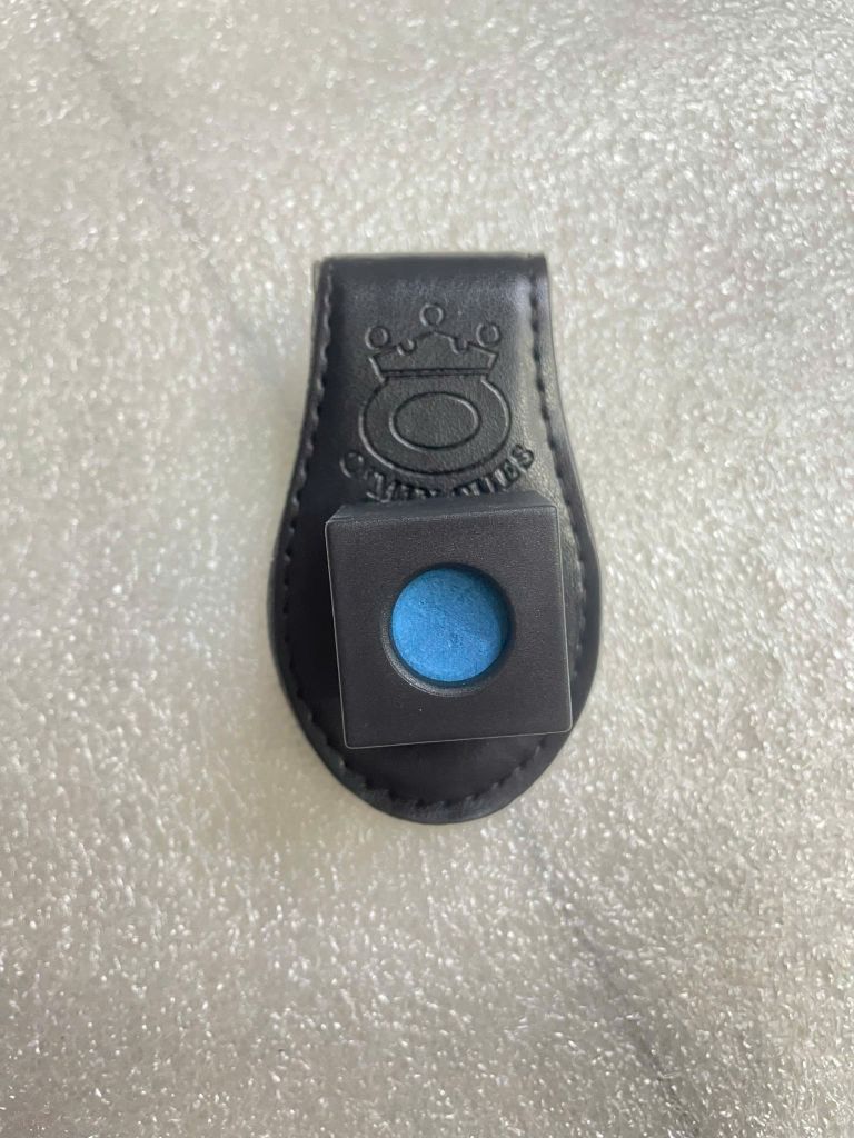 Kẹp Giữ Lơ Bida Omin Làm Bằng Da PU Cao Cấp- Kẹp Da Giữ Lơ Bida Omin