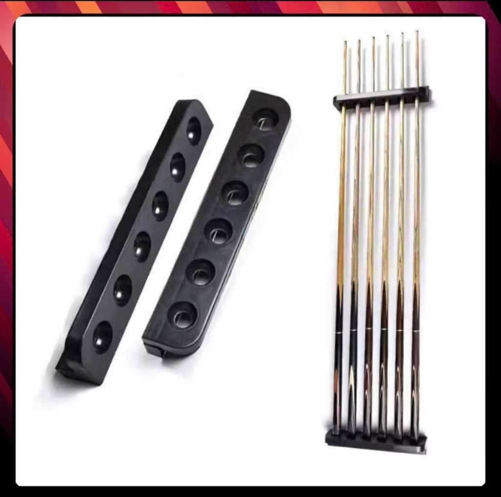 Giá Nhựa Treo Cơ Bida - Giá Treo Tường Để 6 Gậy Bida