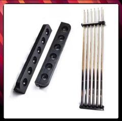 Giá Nhựa Treo Cơ Bida - Giá Treo Tường Để 6 Gậy Bida