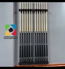 Giá Nhựa Treo Cơ Bida - Giá Treo Tường Để 6 Gậy Bida