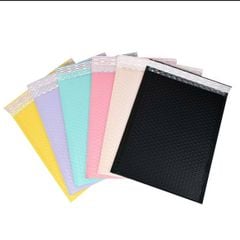 Combo 10 Túi Gói Hàng Chống Sốc - Túi Đóng Hàng Niêm Phong Màu Tím