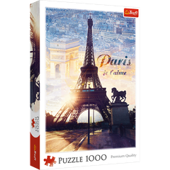 Tranh ghép hình Trefl 10394 - 1000 mảnh cảnh tháp Eiffel ở Paris bình minh (jigsaw puzzle Tranh ghép hình