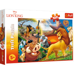 Tranh ghép hình 100 mảnh Trefl 16359 - Vua sư tử Disney The Lion King (jigsaw puzzle)