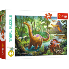 Tranh ghép hình 60 mảnh Trefl 17319 Khủng long Dinosaur Jigsaw puzzle