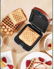 Máy nướng bánh mì đa năng 3 khuôn  làm bánh waffle, bánh sanwich và làm bánh tổ ong