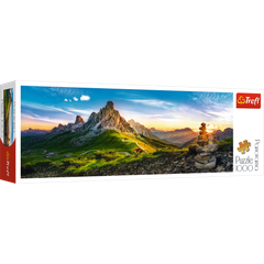 Tranh ghép hình 1000 mảnh panorama Trefl 29038 Núi Passo di Giau, Dolomites