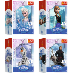 Combo 4 tranh ghép hình mini 54 mảnh Trefl 54141 Frozen Công chúa băng giá Elsa Anna