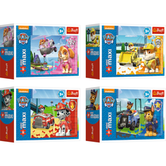 Combo 4 tranh ghép hình miniMAXI 20 mảnh Trefl 56018 Những chú chó cứu hộ Paw Patrol