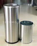 


																	 Thùng rác Inox  nắp lật TM-A35 