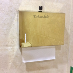  Hộp đựng giấy lau tay inox gắn tường 