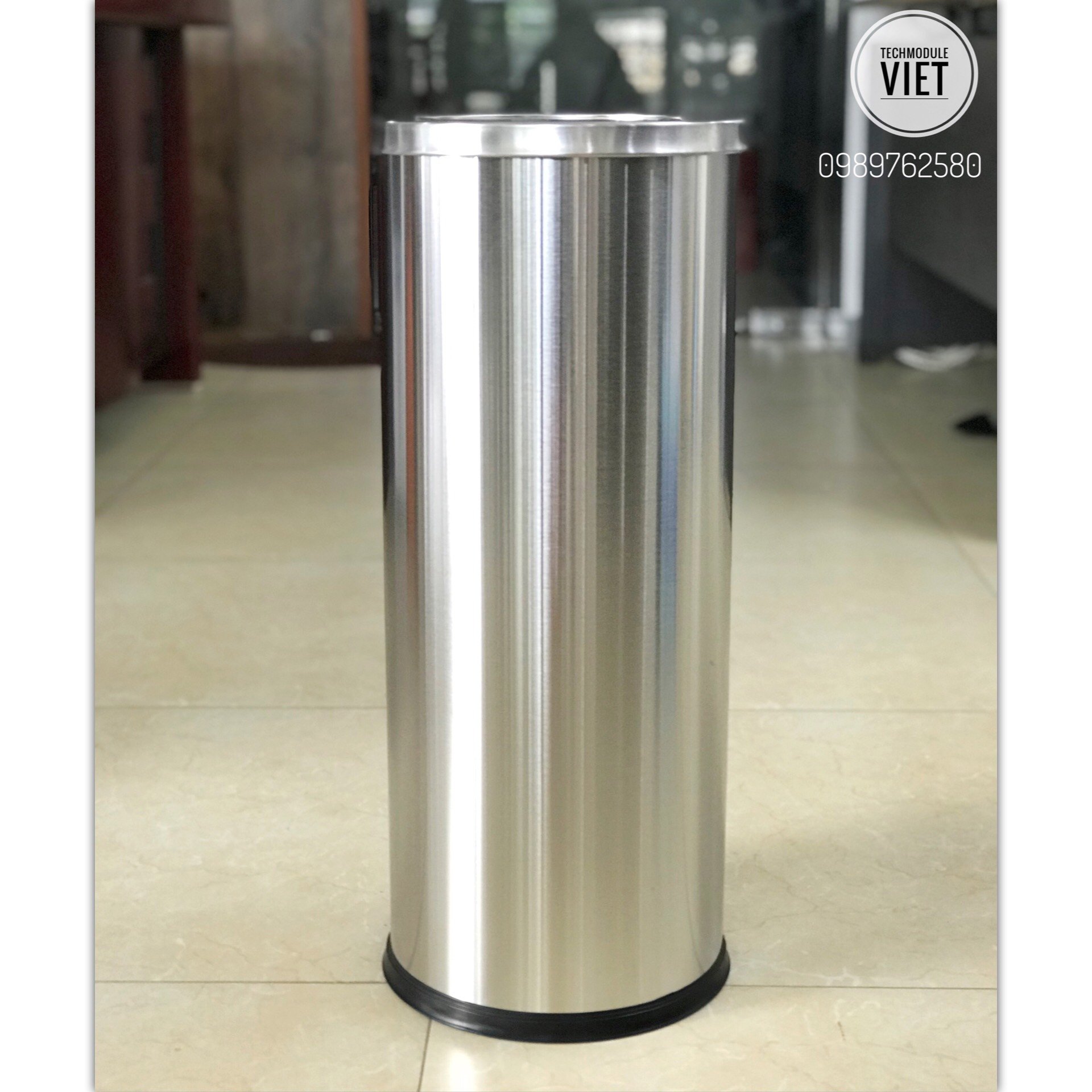 Thùng rác Inox nắp lật TM-A35