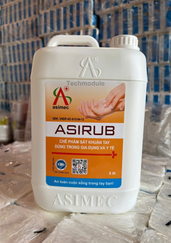 Dung dịch sát khuẩn tay nhanh hãng ASIRUB Can 5L