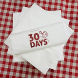 


																	 Khăn giấy ăn in logo 30DAYS 