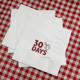 


																	 Khăn giấy ăn in logo 30DAYS 