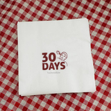 


																	 Khăn giấy ăn in logo 30DAYS 