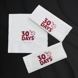 


																	 Khăn giấy ăn in logo 30DAYS 