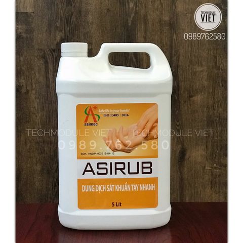 Dung dịch sát khuẩn tay nhanh hãng ASIRUB Can 5L
