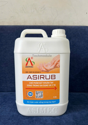 Dung dịch sát khuẩn tay nhanh hãng ASIRUB Can 5L