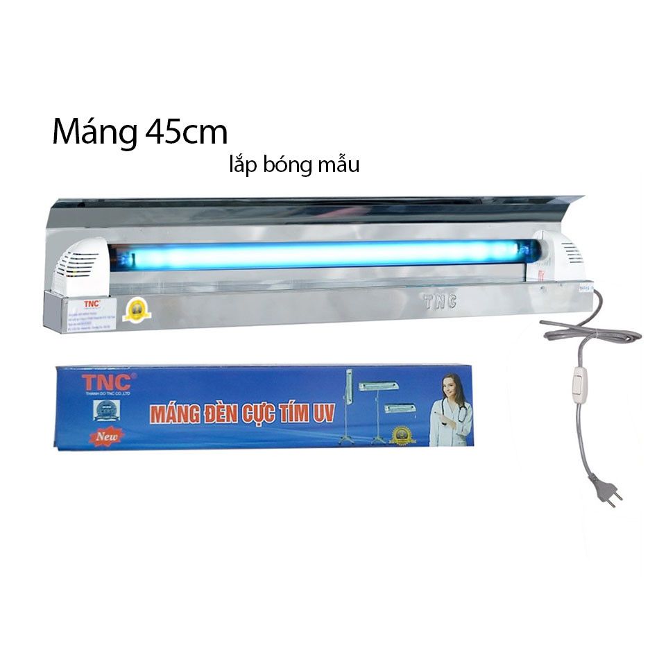  Máng đèn UV (Tia cực tím) diệt khuẩn 45cm -  60cm - 90 cm - 120cm 