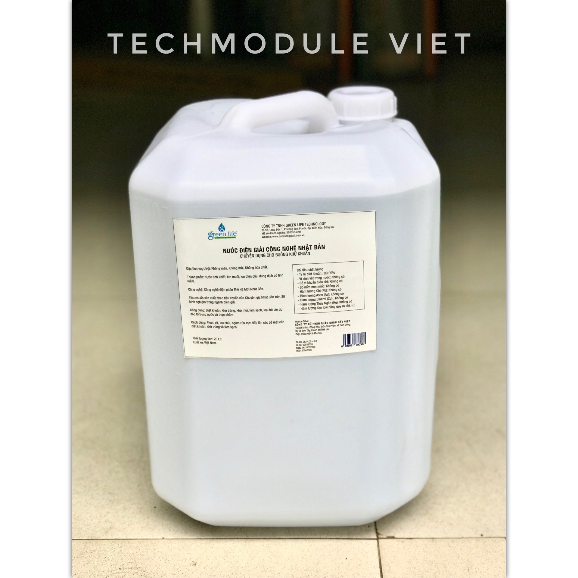 Nước điện giải công nghệ Nhật Bản