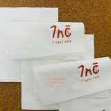 


																	 Khăn giấy ăn in logo 7 NGÀY CAFE 