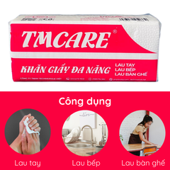  Khăn giấy lau tay, lau đa năng TMCARE 