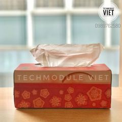  Khăn giấy ăn rút lụa dạng hộp TMCARE (Hộp 150 tờ rút) 