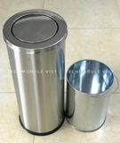 


																	 Thùng rác Inox  nắp lật TM-A35 