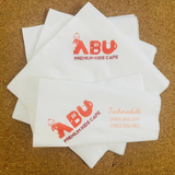 


																	 Khăn giấy ăn in logo ABU 