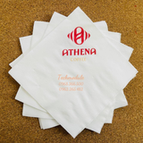 


																	 Khăn giấy ăn in logo ATHENA COFFEE 