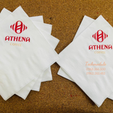 


																	 Khăn giấy ăn in logo ATHENA COFFEE 