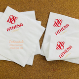 


																	 Khăn giấy ăn in logo ATHENA COFFEE 