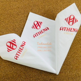 


																	 Khăn giấy ăn in logo ATHENA COFFEE 