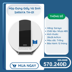 Hộp đựng giấy vệ sinh cuộn lớn hãng SARAYA mã TH-01 